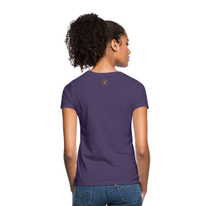 T-shirt Femme de Tête Gold -thqa - violet foncé