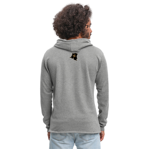 Sweat-shirt à capuche léger unisexe ML RDC - gris chiné