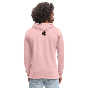 Sweat-shirt à capuche léger unisexe ML RDC - rose crème chiné