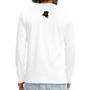 T-shirt manches longues Premium Homme MUTU LIKOLO RDC - blanc