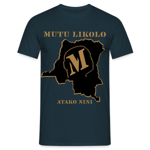 T-shirt Mulu Likolo classique - marine