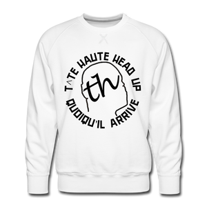 TH Sweat ras-du-cou Premium Homme BLACK - blanc