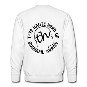 TH Sweat ras-du-cou Premium Homme BLACK - blanc