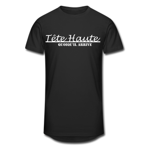 TH T-shirt long Homme BW - noir