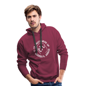 TH Sweat-shirt à capuche Premium pour hommes 1 - bordeaux