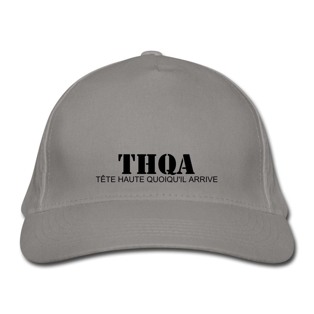 THQA Casquette classique bio BLK - gris clair