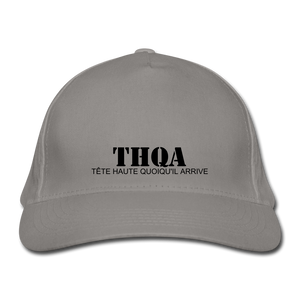 THQA Casquette classique bio BLK - gris clair