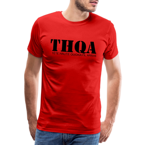 THQA T-shirt Premium Homme BLK - rouge