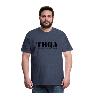 THQA T-shirt Premium Homme BLK - bleu chiné