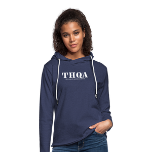 TH Sweat-shirt à capuche léger unisexe wt - marine chiné