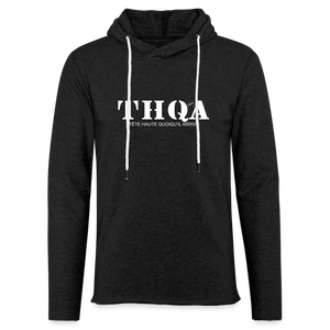 TH Sweat-shirt à capuche léger unisexe wt - charbon