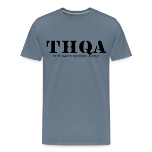 THQA T-shirt Premium  1 - gris bleu