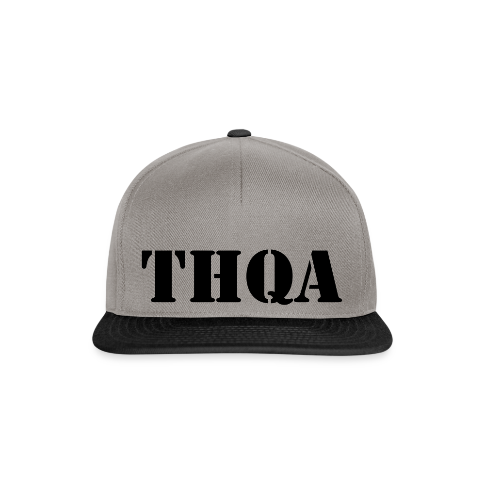 THQA Casquette snapback - gris graphite/noir