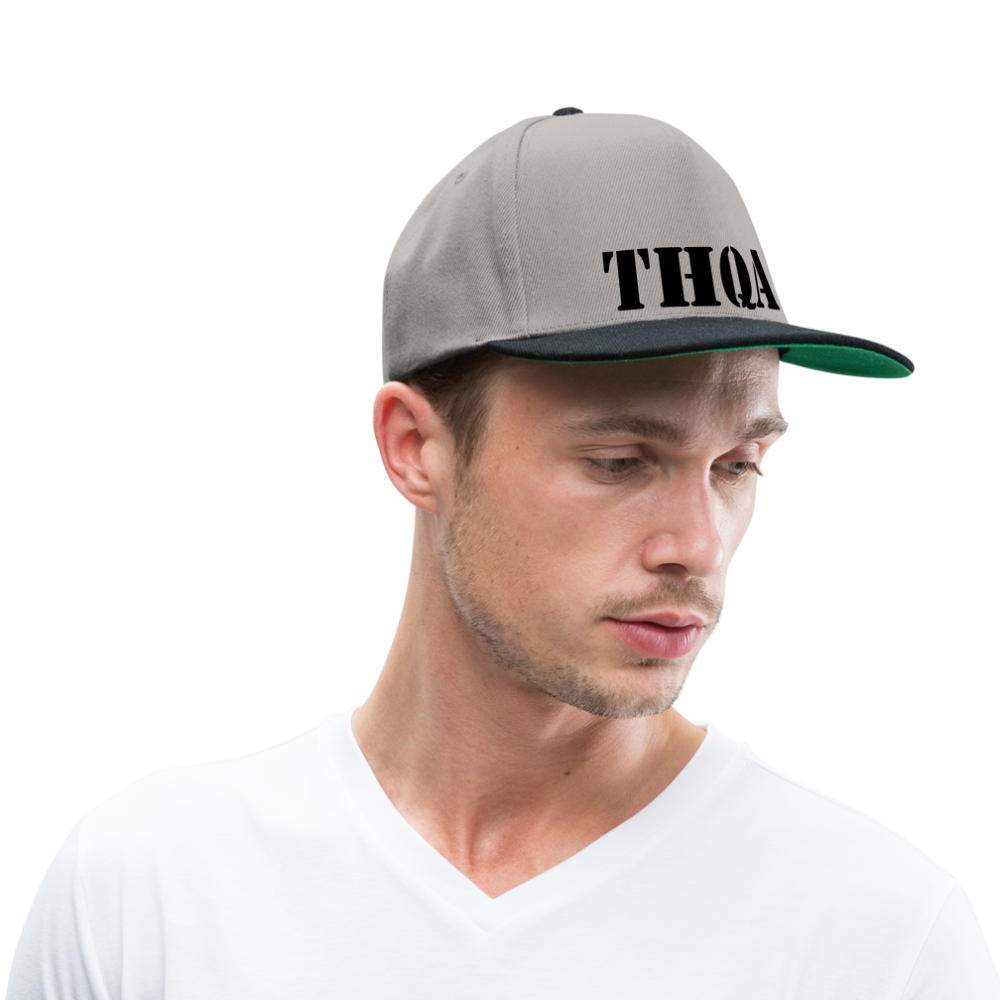 THQA Casquette snapback - gris graphite/noir