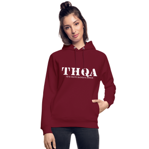 THQA Sweat à capuche bio Stanley & Stella unisexe blk - bordeaux