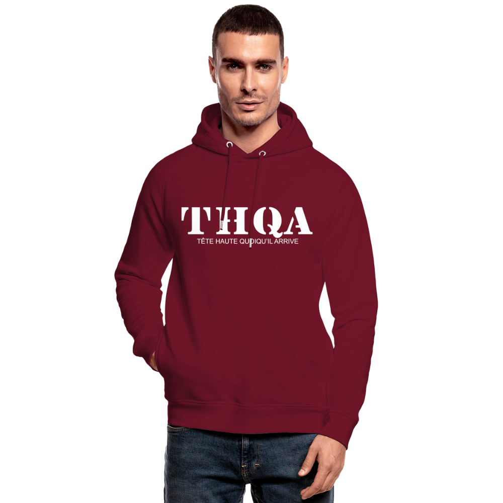 THQA Sweat à capuche bio Stanley & Stella unisexe blk - bordeaux