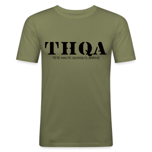 THQA T-shirt Gildan épais N1 MIL - vert kaki