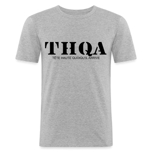 THQA T-shirt Gildan épais N1 MIL - gris chiné