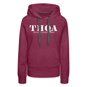 TH Women’s Premium Hoodie - bordeaux