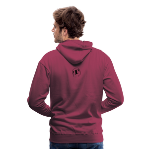 THqa Sweat-shirt à capuche Premium - bordeaux