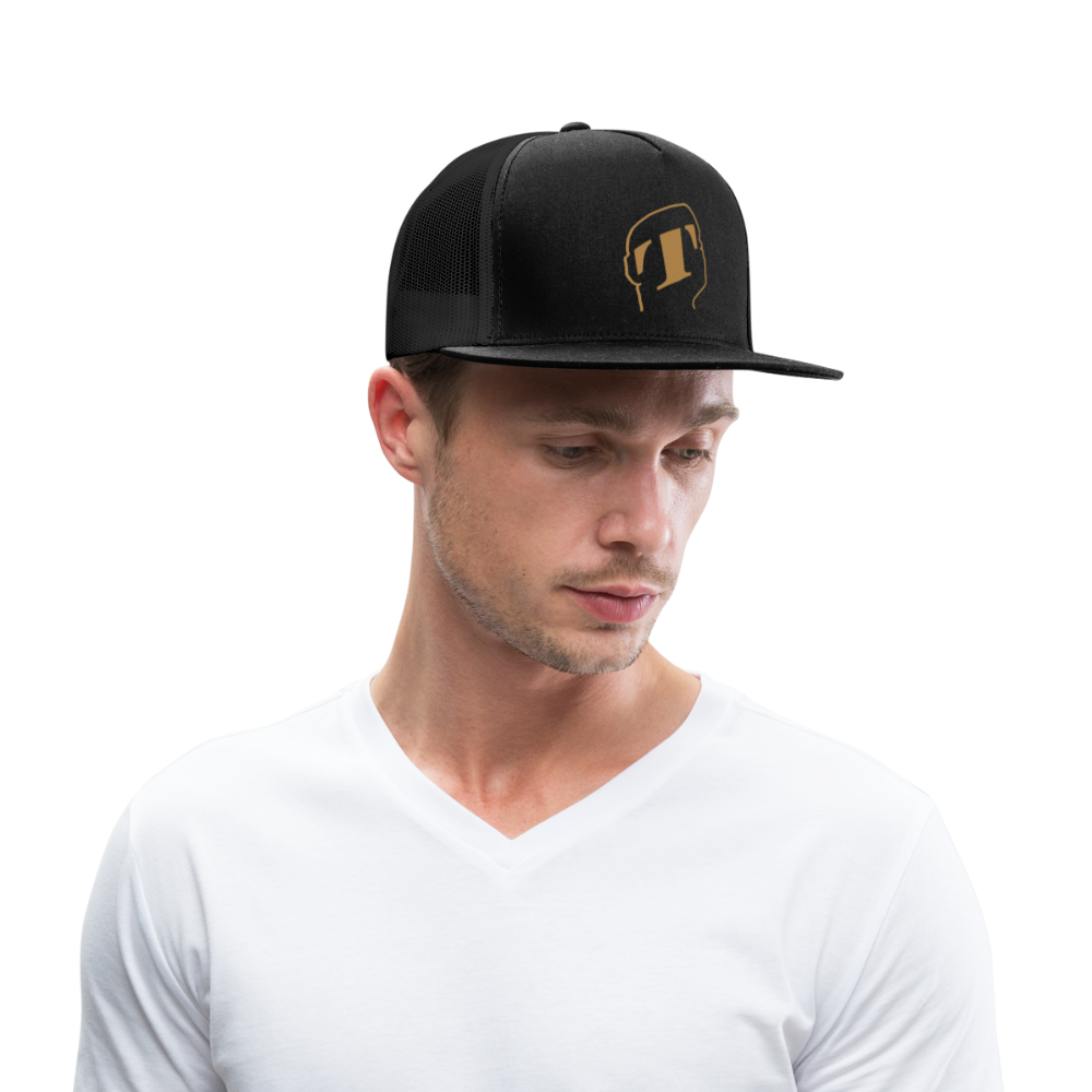 THQA Trucker Cap GOLD - noir/noir