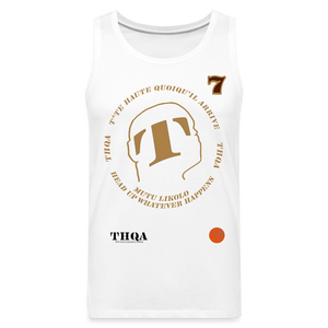 THQA Débardeur Premium Homme - blanc