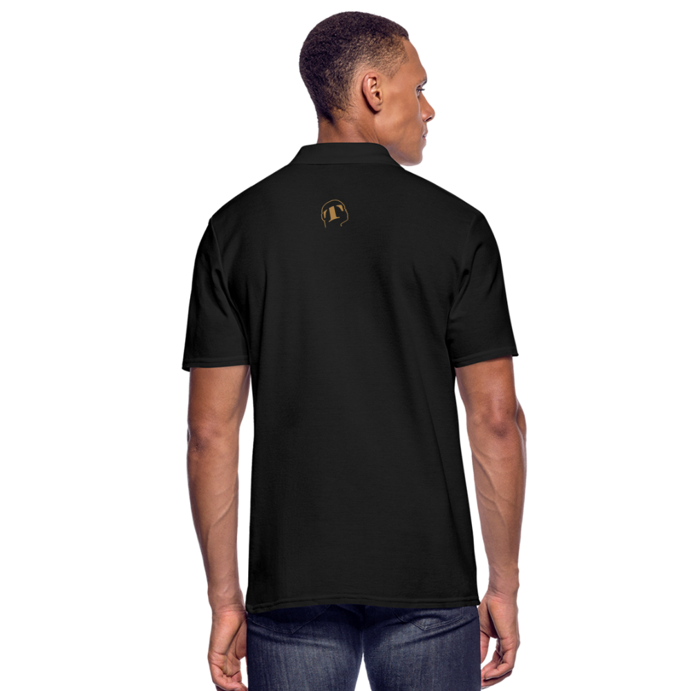 MUTU LIKOLO Men's Polo Shirt FOR GOMA - noir