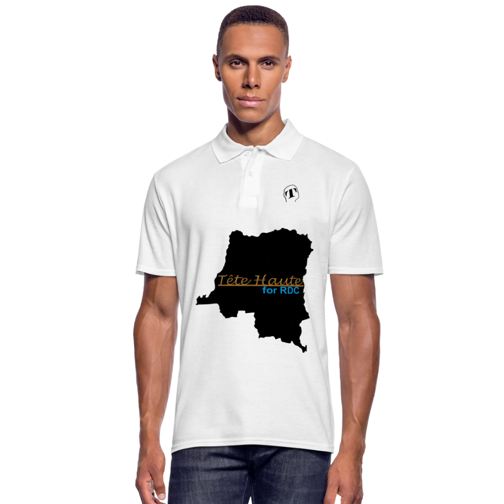 THQA MUTU LIKOLO Polo Homme WHITE - blanc