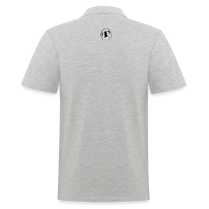 THQA MUTU LIKOLO Polo Homme WHITE - gris chiné